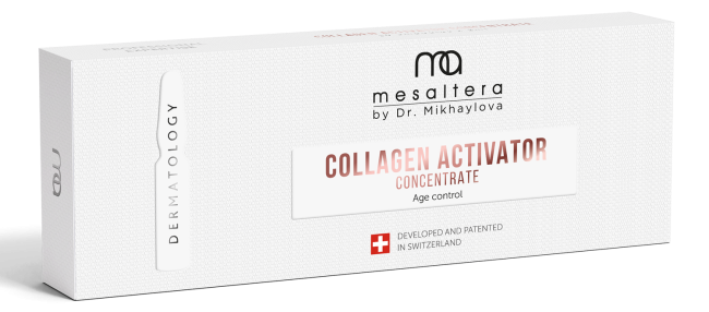 Mesaltera Collagen Activator Concentrate, 10 ампул x 2 мл Омолаживающий концентрат с рекомбинантным коллагеном III типа