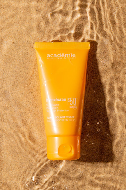 Académie BRONZECRAN Солнцезащитный флюид для лица SPF 50+, 50 мл (Академи Бронзкран)