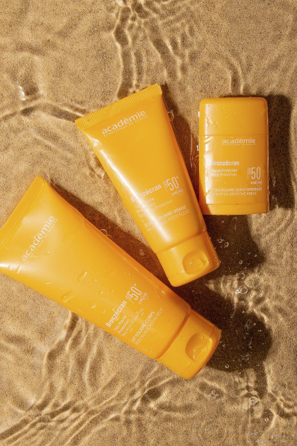 Académie BRONZECRAN Солнцезащитный стик для лица и чувствительных зон SPF 50+, 10 г (Академи Бронзкран)